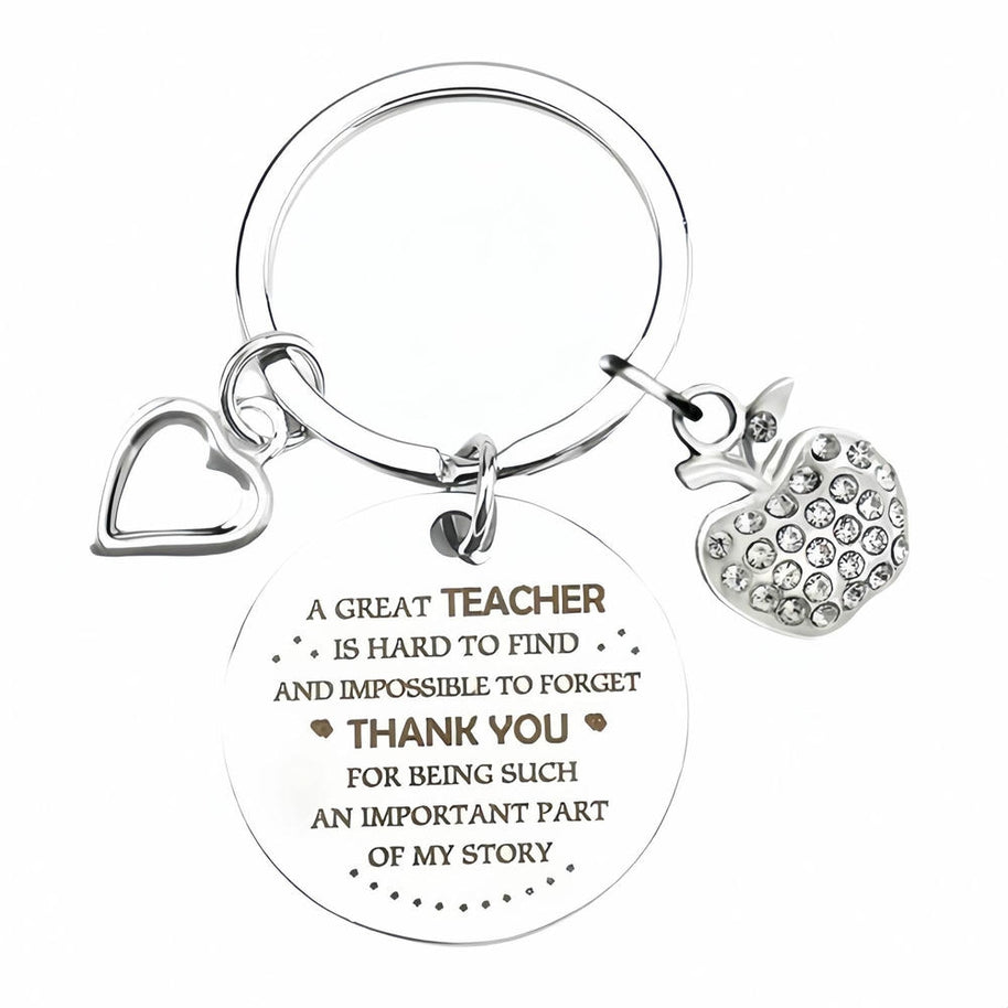 Apple Keychain | Teacher Graduation Gift | European Style