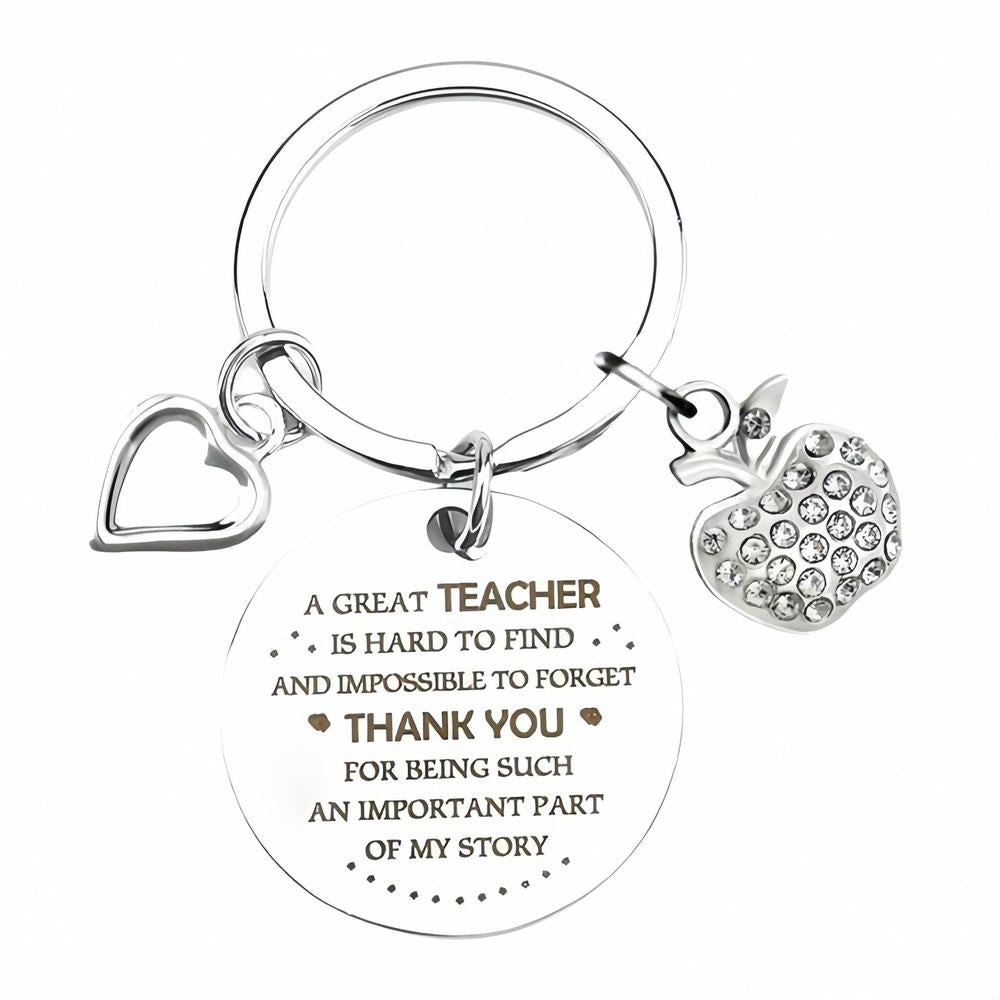 Apple Keychain | Teacher Graduation Gift | European Style