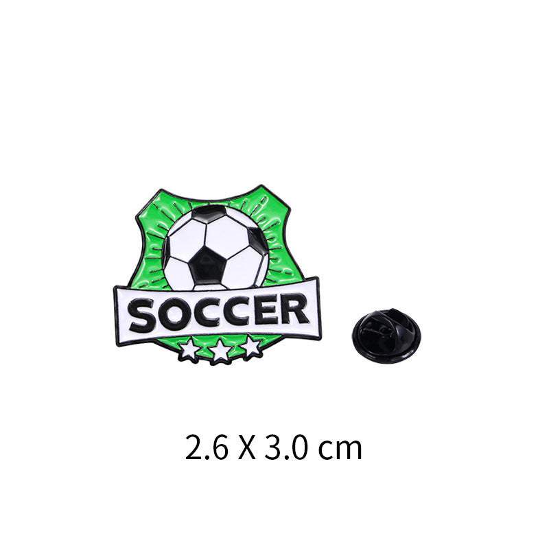 Soccer Medal Pin | World Cup Commemorative | Metal Badge