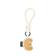 Letter Keychain | Leather Alphabet Charm | Dopamine Style