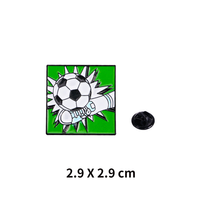 Soccer Medal Pin | World Cup Commemorative | Metal Badge