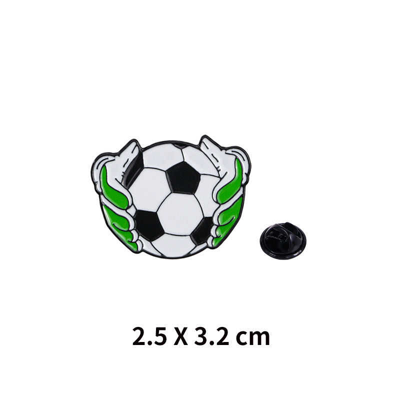 Soccer Medal Pin | World Cup Commemorative | Metal Badge