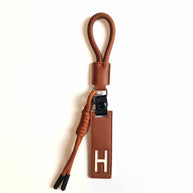 Whale Keychain | Leather Letter Charm | Cute Bag Pendant