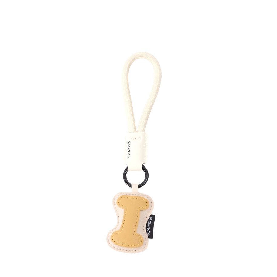 Letter Keychain | Leather Alphabet Charm | Dopamine Style
