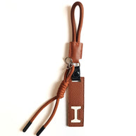 Whale Keychain | Leather Letter Charm | Cute Bag Pendant