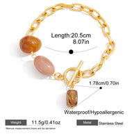 Designer OT-Lock Bracelet | Colorful Resin Bead Jewelry