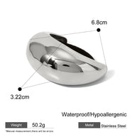 Metal Hair Tie Ponytail Holder Elastic JXH2403001