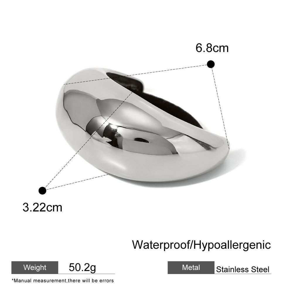 Metal Hair Tie Ponytail Holder Elastic JXH2403001