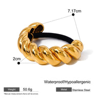 Stainless Steel Hair Tie Ponytail Elastic JX Hot002