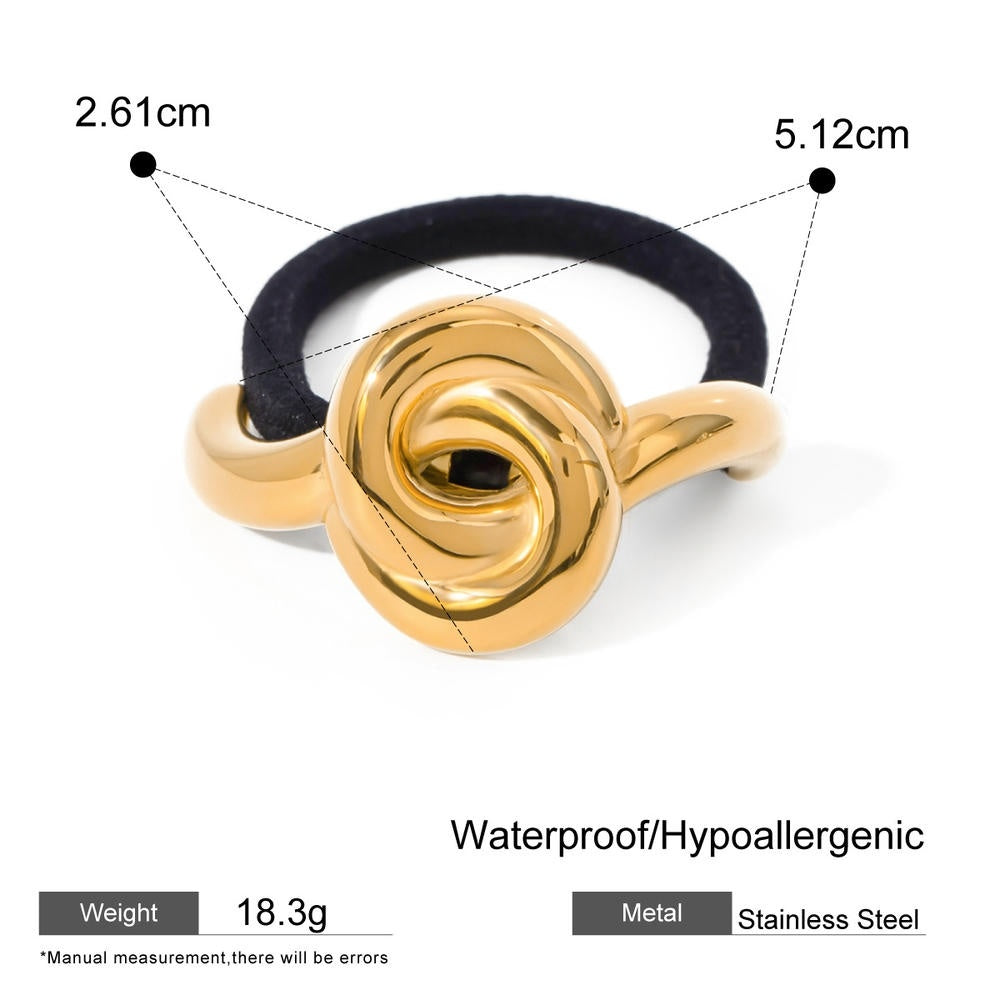Star Hair Tie Stainless Steel Ponytail Holder JX Hot003