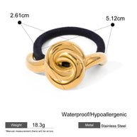 Ins Style Hair Tie Ponytail Holder Elastic JXH2404001