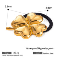 Star Hair Tie Stainless Steel Ponytail Holder JX Hot003