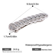 Stainless Steel Hair Clip High End Barrette JXH2408006