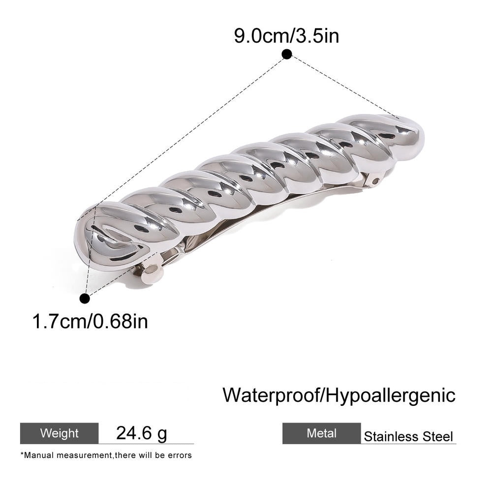 Stainless Steel Hair Clip High End Barrette JXH2408006