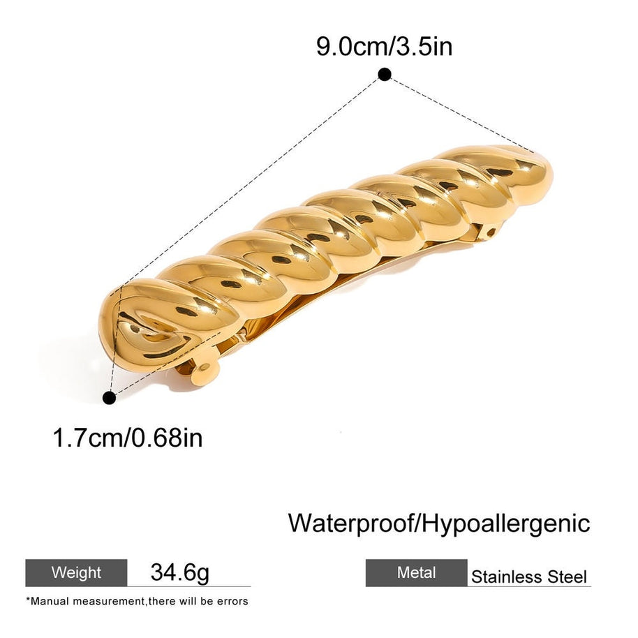 Stainless Steel Hair Clip High End Barrette JXH2408006
