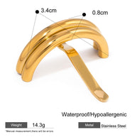 U Shape Hair Comb Stainless Steel Fork JXHW2407007