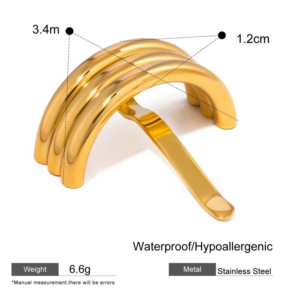 U Shape Hair Comb Stainless Steel Fork JXHW2407007