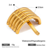 U Shape Hair Comb Stainless Steel Fork JXHW2407007