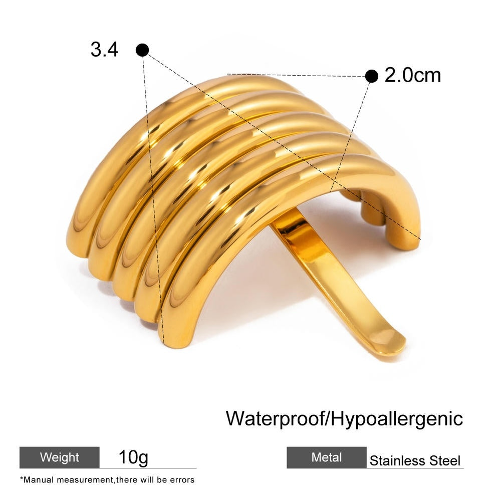 U Shape Hair Comb Stainless Steel Fork JXHW2407007