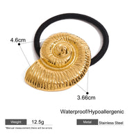 Sea Style Hair Tie Stainless Steel Rope JXHW2407036