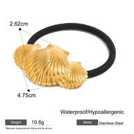 Titanium Steel Hair Tie Ponytail Elastic JXHW2407038