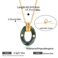 Original Resin Necklace | 18K Gold Plated Fade-Resistant