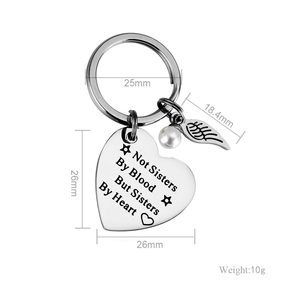 Puzzle Keychain | Stainle Steel Crystal | DIY Gift