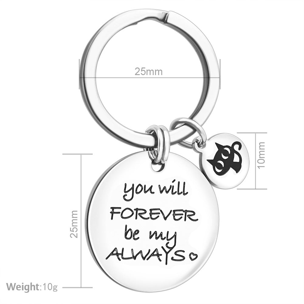 Puzzle Keychain | Stainle Steel Crystal | DIY Gift