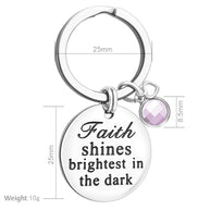 Puzzle Keychain | Stainle Steel Crystal | DIY Gift