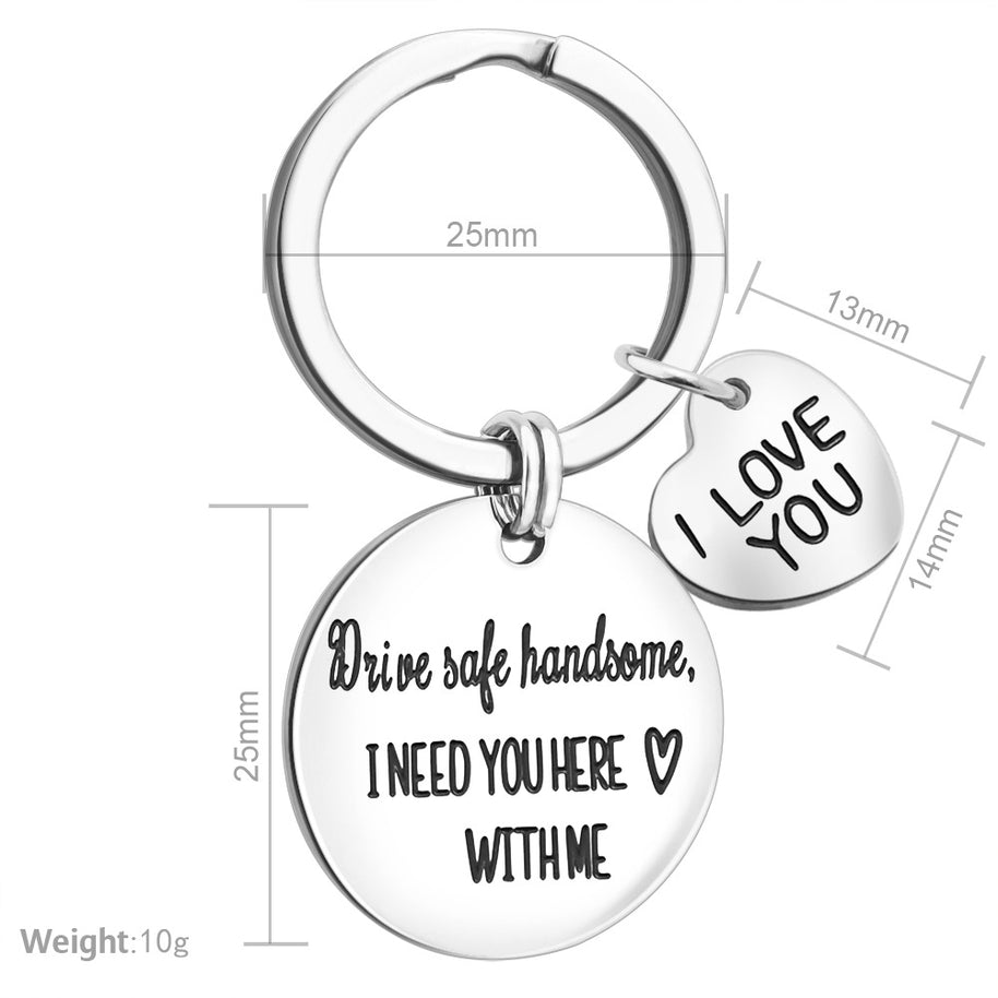 Puzzle Keychain | Stainle Steel Crystal | DIY Gift