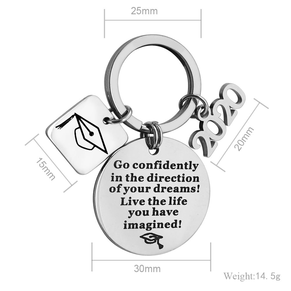 Puzzle Keychain | Stainle Steel Crystal | DIY Gift