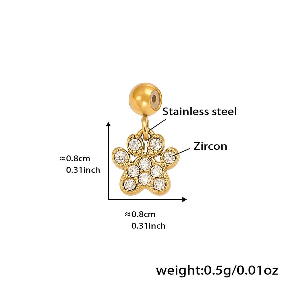DIY Luxury Multi Charm Heart Tree Four Leaf Clover Pendant
