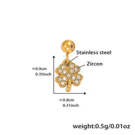 DIY Luxury Multi Charm Heart Tree Four Leaf Clover Pendant