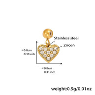 DIY Luxury Multi Charm Heart Tree Four Leaf Clover Pendant