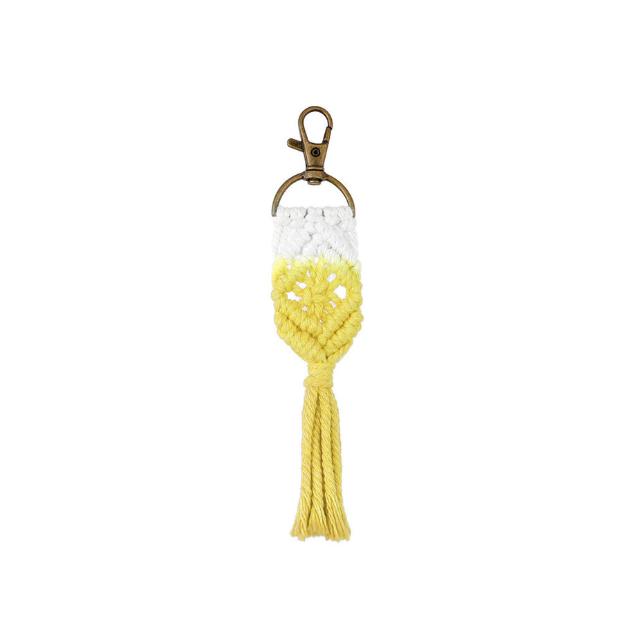 Cotton Boho Tassel Keychain Charm National Style Fashion Gift
