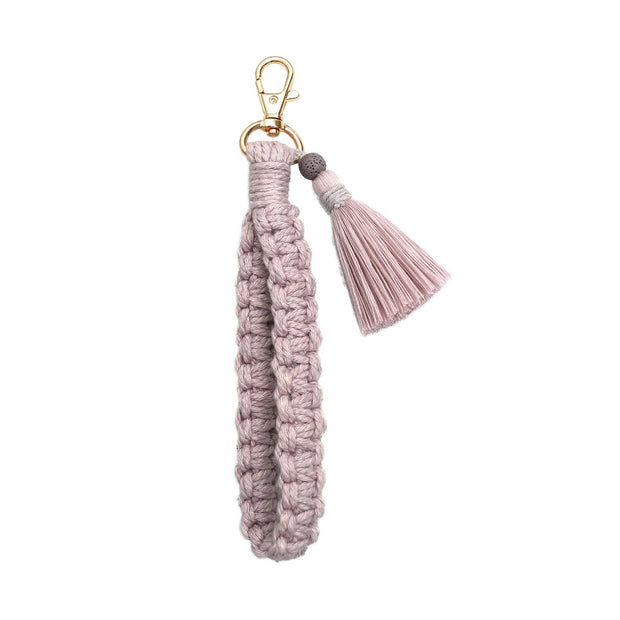 Boho String Handmade Woven Tassel Fashion Keychain Charm