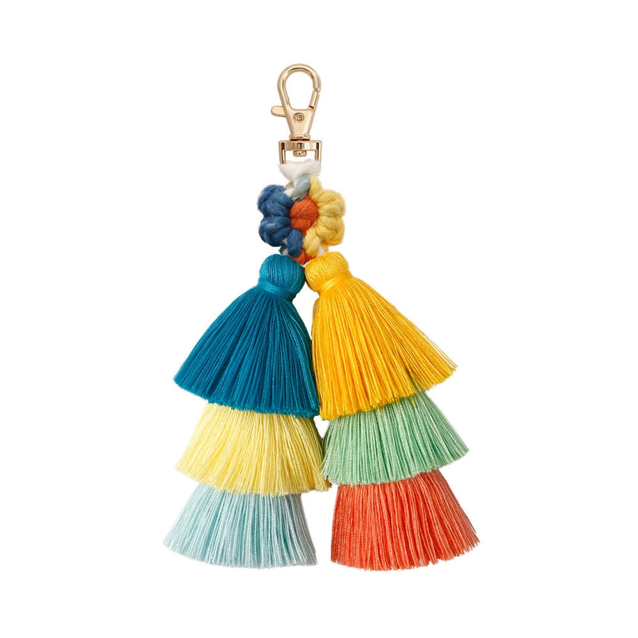 Cotton Boho Tassel Keychain Charm National Style Fashion Gift