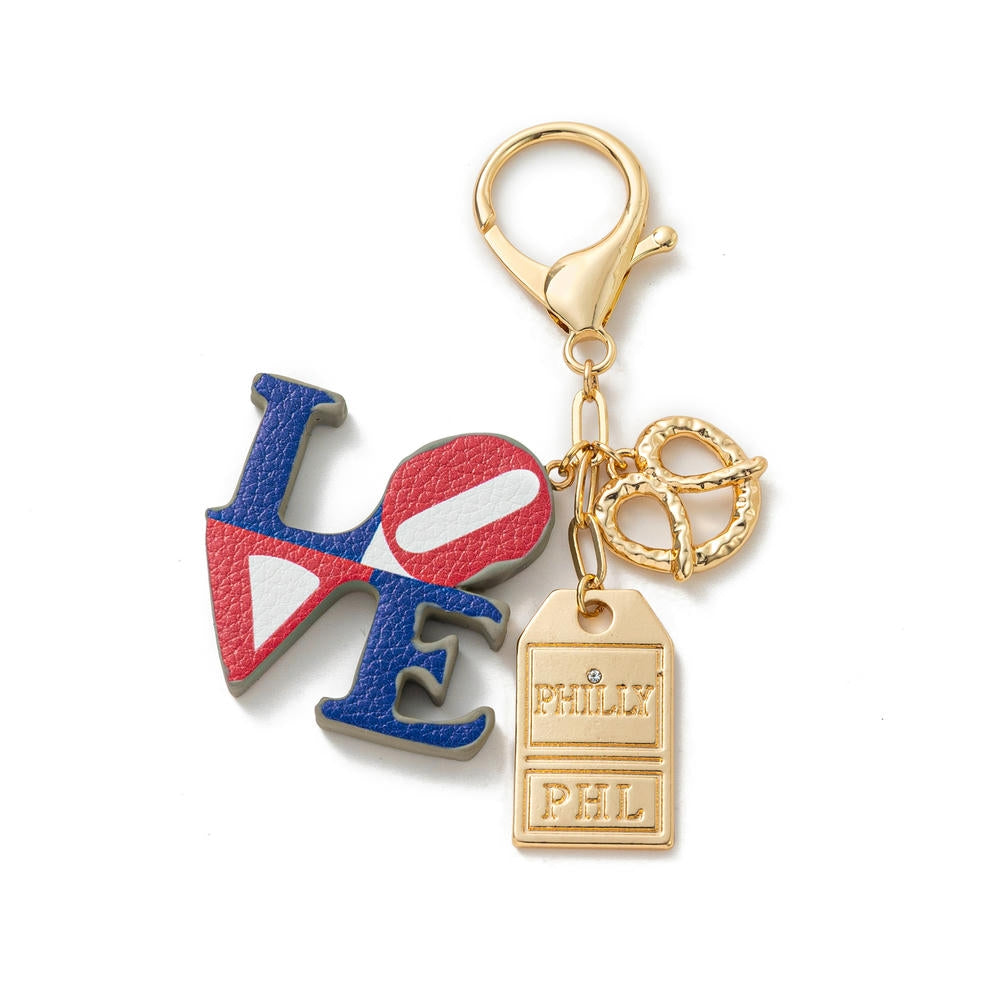 18K Gold Plated Travel-Inspired Keychain City-Themed Charm