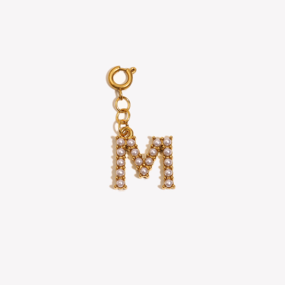 Versatile Spring Clasp Pendant English Letters Women JXC9510