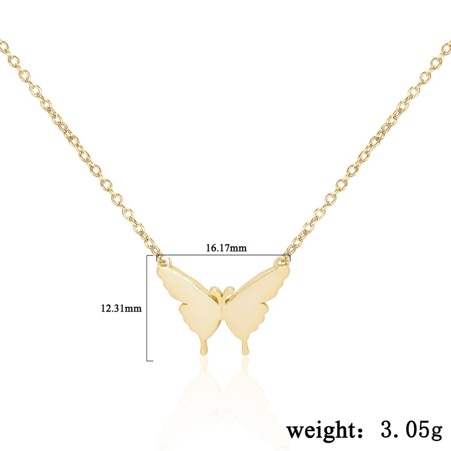 Plain Butterfly Necklace