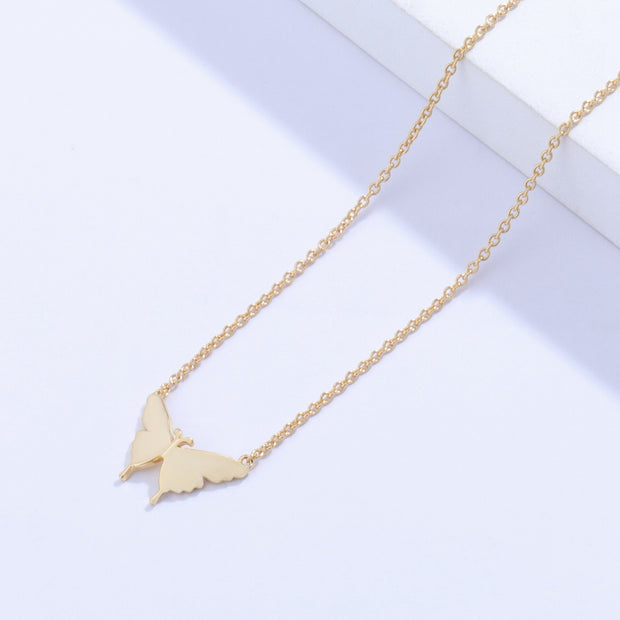 Plain Butterfly Necklace