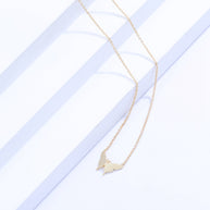 Plain Butterfly Necklace
