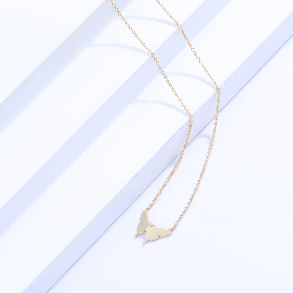 Plain Butterfly Necklace