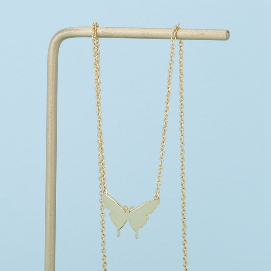 Plain Butterfly Necklace