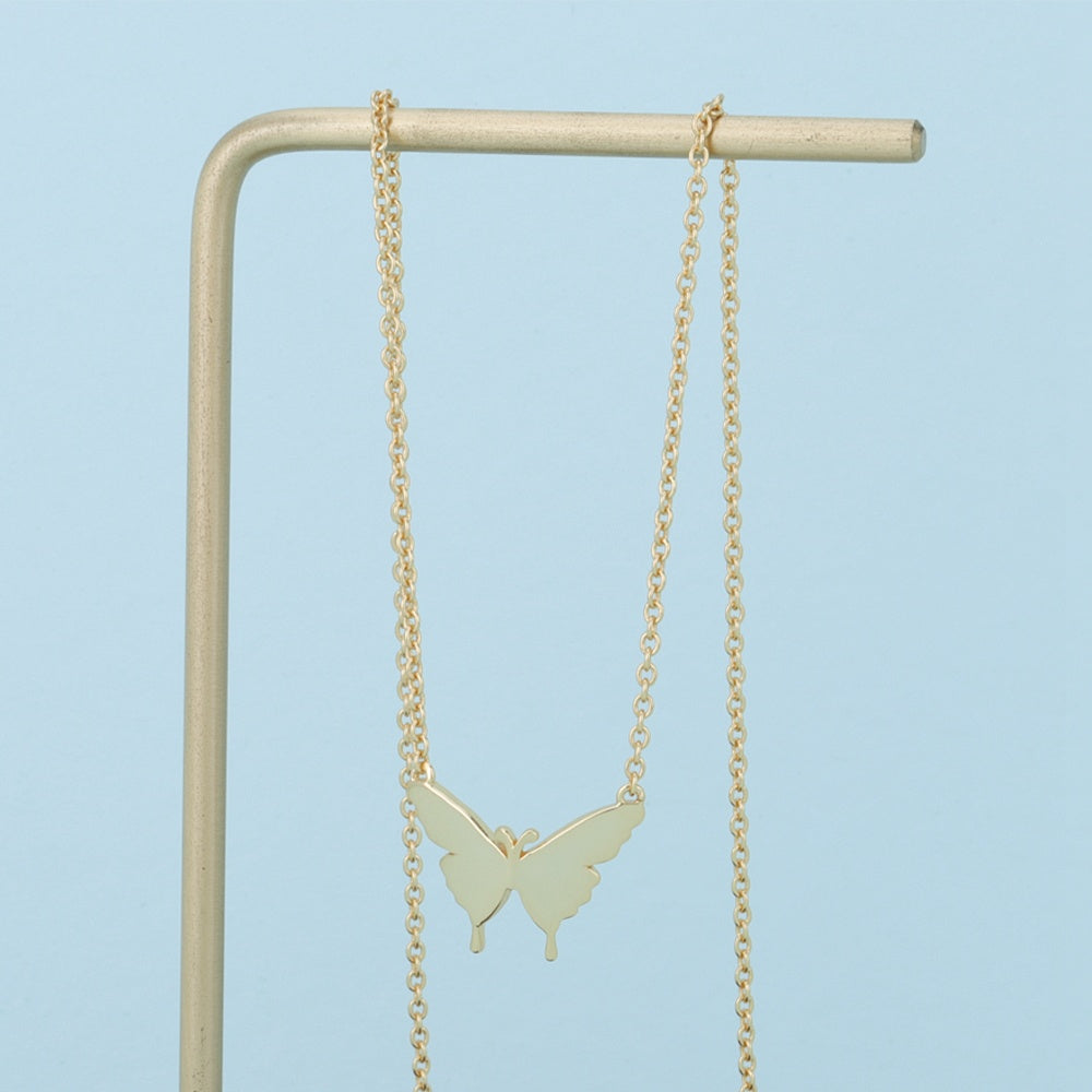 Plain Butterfly Necklace