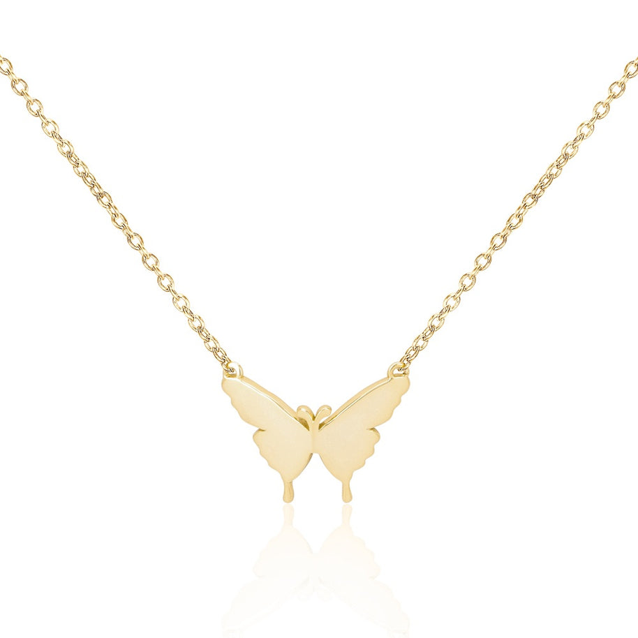 Plain Butterfly Necklace