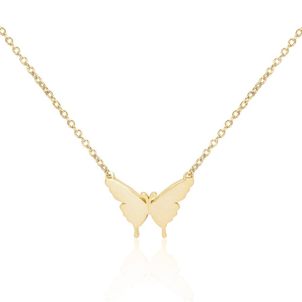 Plain Butterfly Necklace N00036