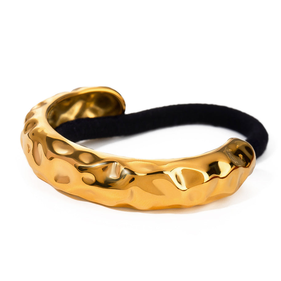 Metal Hair Tie Ponytail Holder Elastic JXH2406012