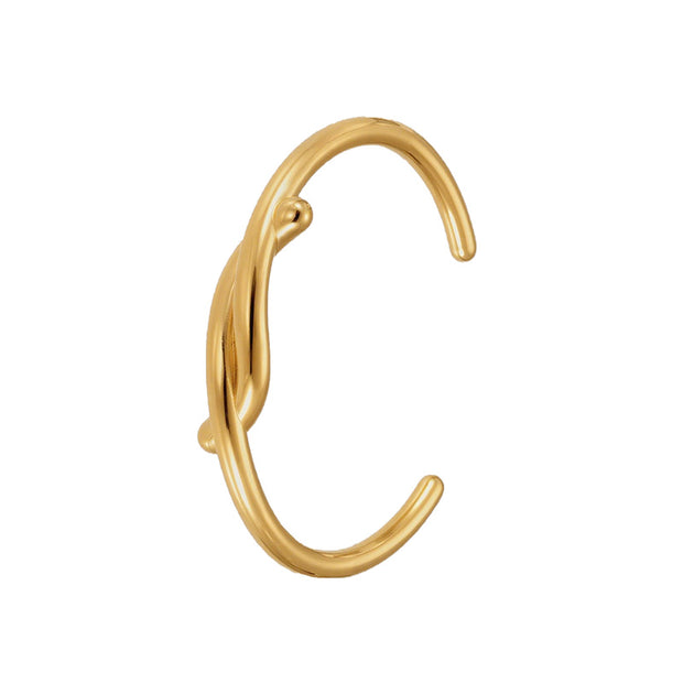 Trendy Geometric Open Bangle