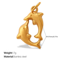 European Sea Life Pendant Versatile Dolphin Shark DIY Charm